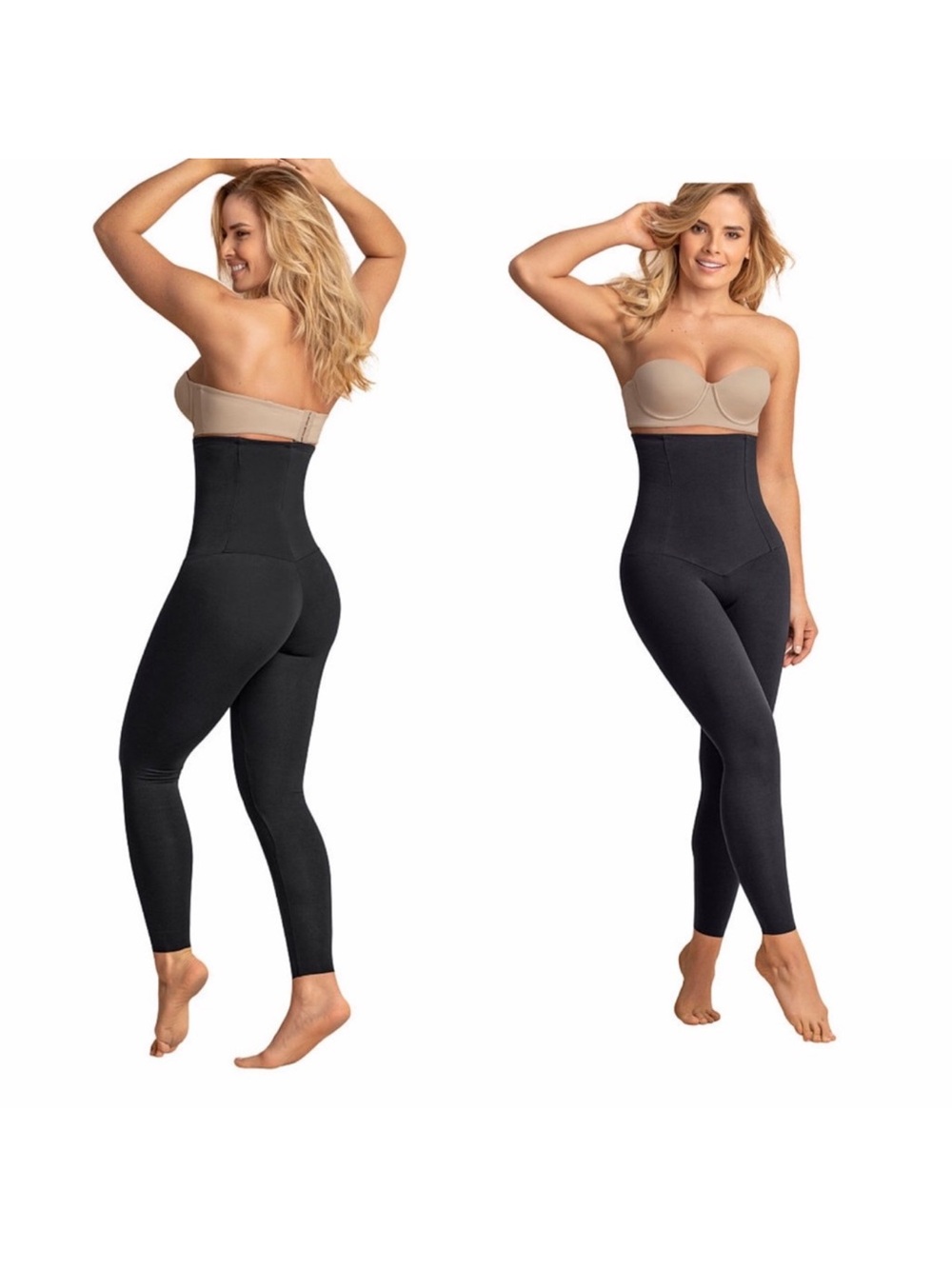 Leonisa Legging Extra High Firm Compression Black Size M NWOT